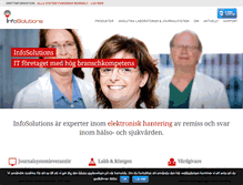 Tablet Screenshot of infosolutions.se